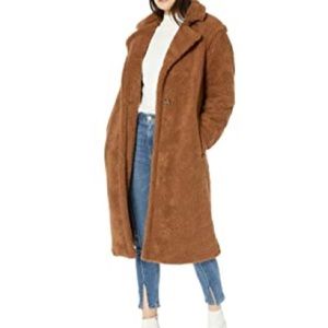 BB DAKOTA PADDINGTON TEDDY COAT IN COCO - SZ L